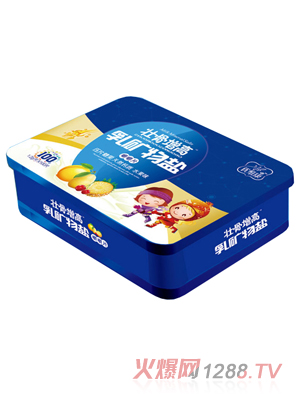 優維康兒童壯骨增高乳礦物鹽鈣片鐵盒裝