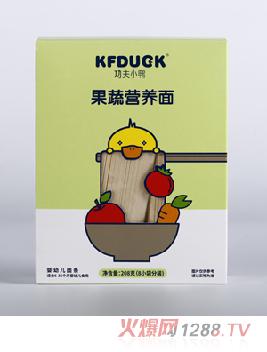 功夫小鴨果蔬營養面