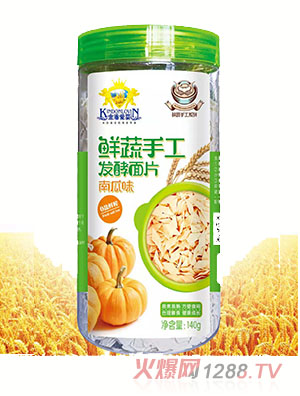 金盾愛嬰鮮菜手工發酵面片南瓜味
