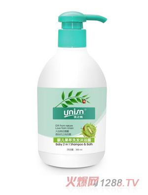 優之純嬰兒果萃洗發沐浴露300ml