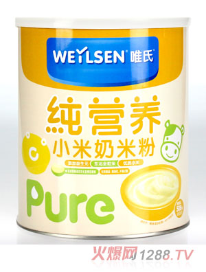 唯氏純營養小米奶米粉508克