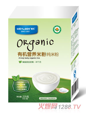 唯氏純米粉有機營養米粉
