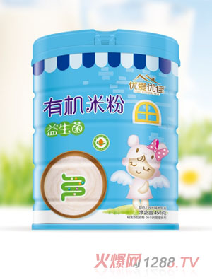 優愛優佳益生菌有機米粉（聽裝）