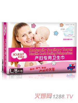 思嘉麗產婦專用衛生巾L