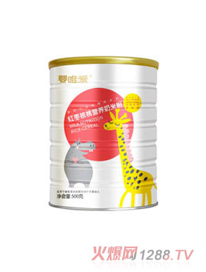 嬰唯愛紅棗核桃營養奶米粉