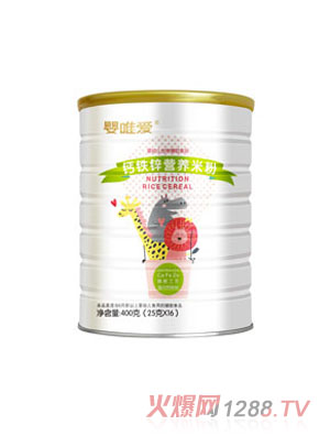 嬰唯愛鈣鐵鋅營養米粉