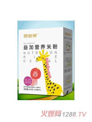 嬰唯愛益加營養米粉225g