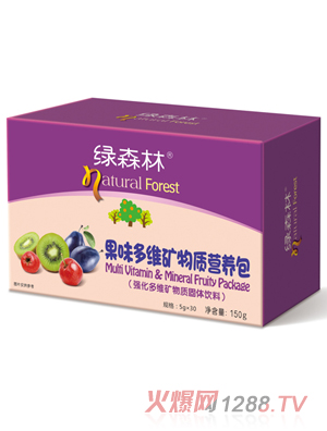 綠森林果味多維礦物質營養包