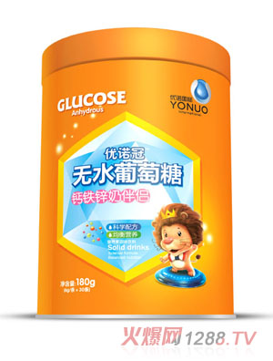 優諾冠鈣鐵鋅奶伴侶無水葡萄糖