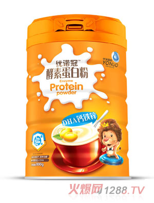 優諾冠DHA鈣鐵鋅酵素蛋白粉