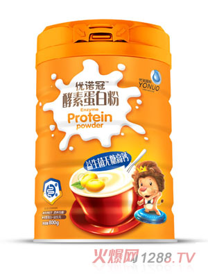 優諾冠益生菌無糖高鈣酵素蛋白粉