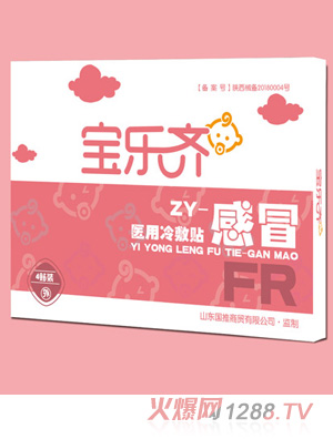 寶樂齊醫用冷敷貼-風熱感冒