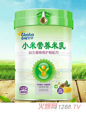 長城寶寶小米營養米乳（益生菌核桃護暢配方）