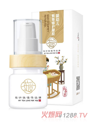 茶愛嬰幼兒紫草修護凝膠