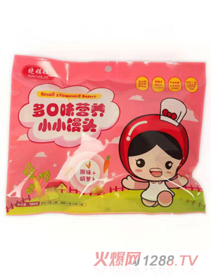 曉姐姐多口味營養小小饅頭-原味+胡蘿卜