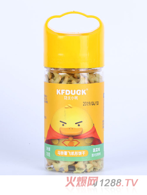 功夫小鴨馬鈴薯飛機形餅干-蔬菜味