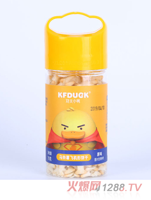功夫小鴨馬鈴薯飛機形餅干-原味
