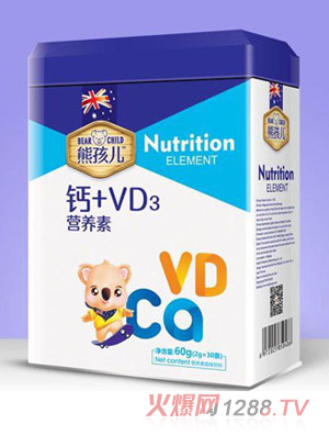 熊孩兒鈣+VD3營養素