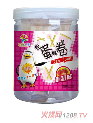 央央大風車蛋卷（草莓味）