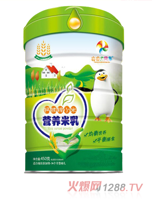 央央大風車營養米乳（鈣鐵鋅小米） 罐裝