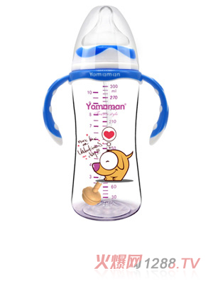 優秀媽咪進口Tritan易握嬰兒奶瓶300ml