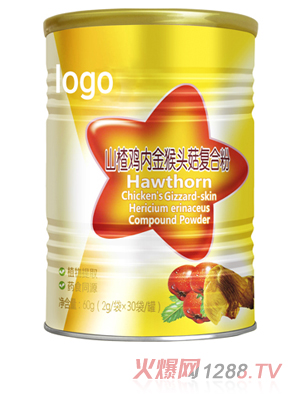 能量堡壘山楂雞內金猴頭菇酵素復合粉