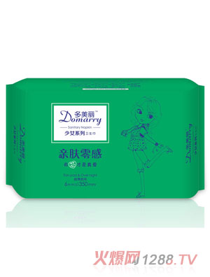 多美麗少女系列衛生巾6片-超薄夜用350mm