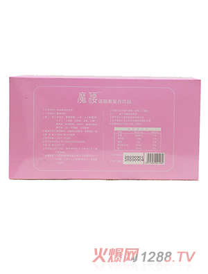 肖太醫魔腰諾麗果復合飲品 背面
