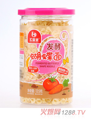 匯嬰寶發酵蝴蝶面-番茄胡蘿卜味
