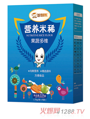 智慧熊營養米稀 果蔬多維 盒裝