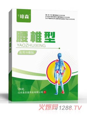 瓊森醫用冷敷貼-腰椎型