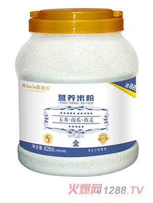 愛蓓樂營養米粉-玉米南瓜燕麥828g