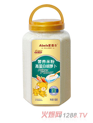 愛蓓樂營養米粉-高蛋白胡蘿卜
