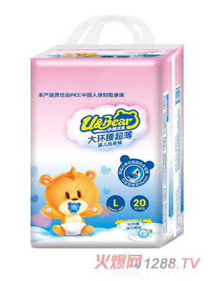 小熊優恩大環腰超薄嬰兒紙尿褲L20