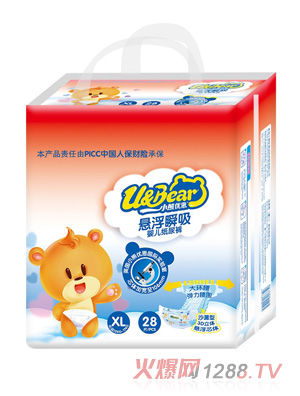 小熊優恩懸浮瞬吸嬰兒紙尿褲XL28