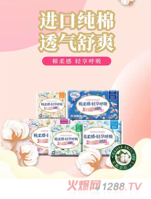 蘇菲露比棉柔感輕享呼吸衛生巾
