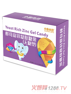 小象米塔酵母富鋅凝膠糖果
