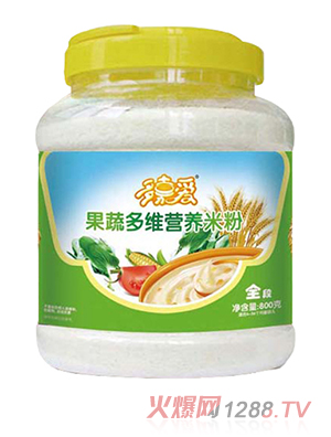 多嘉愛營養米粉桶裝 果蔬多維