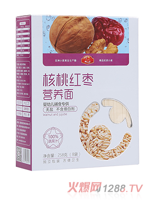 康廣利營養面 核桃紅棗