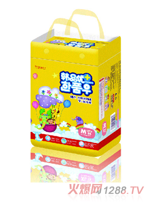 韓品優+紙尿褲M碼26片裝