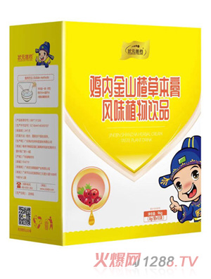 狀元搭檔雞內金山楂草本膏風味植物飲品豎盒