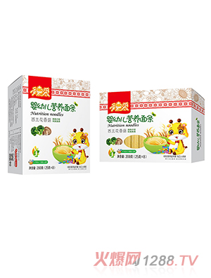多嘉愛營養面條 西蘭花香菇