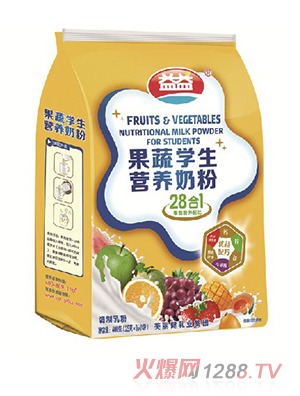 益益果蔬學生營養奶粉