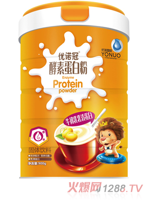 優諾冠牛初乳乳清蛋白酵素蛋白粉