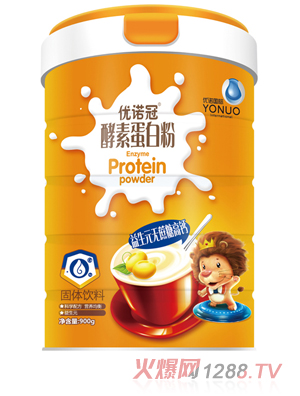優諾冠益生元無蔗糖高鈣酵素蛋白粉