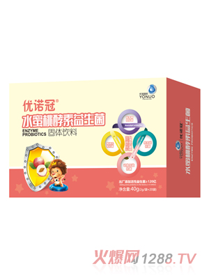 優諾冠水蜜桃酵素益生菌