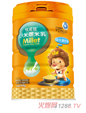 優諾冠小米蒸米乳 益生菌護暢 聽裝