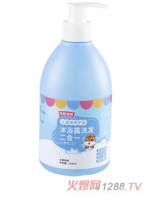 松鼠拉拉嬰兒沐浴露洗發二合一（3歲以上）