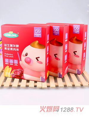 甄育益生菌發酵果漿果肉條