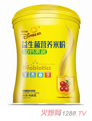 迪米熊益生菌營養米粉-AD鈣果蔬